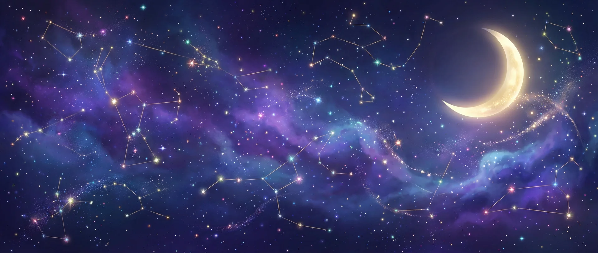 星空背景 - 邓婕怒抽小三 | 每日星座运势与塔罗占卜